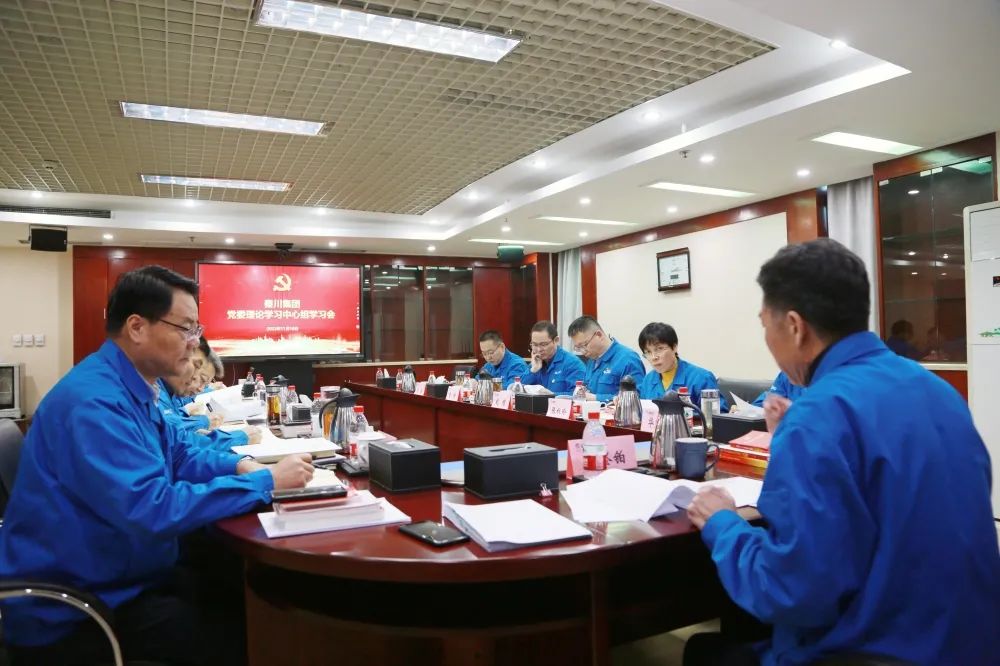 秦川集團黨委理論學習中心組專題學習黨的二十大深化全面從嚴治黨新的戰略部署